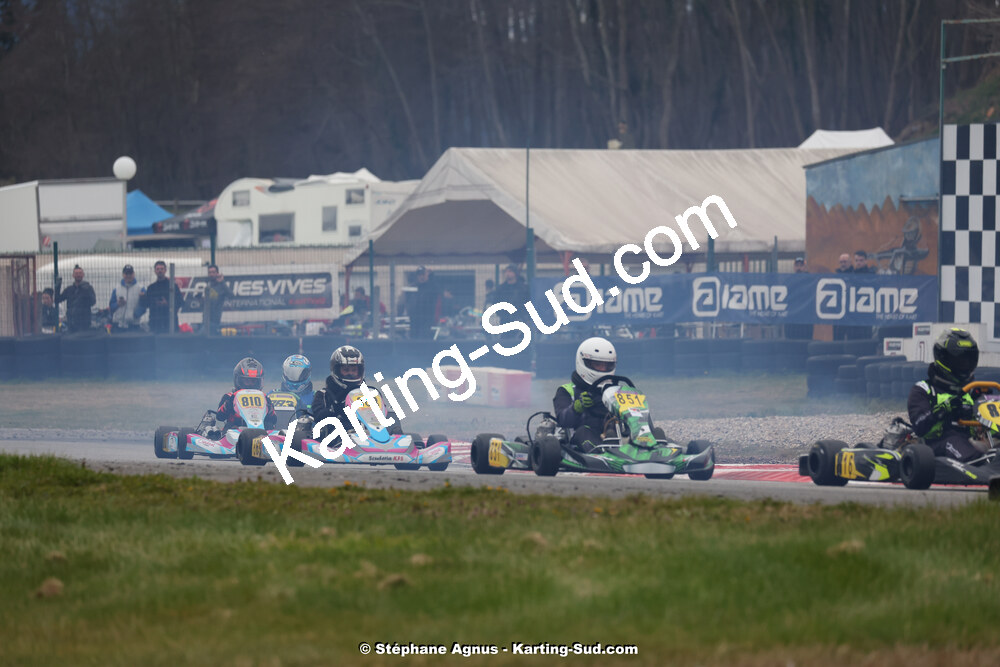 9 & 10/03/2024 : 1ère manche du Championnat du Sud au circuit d’Aigues-Vives (photos Stéphane Agnus) 2024 — karting