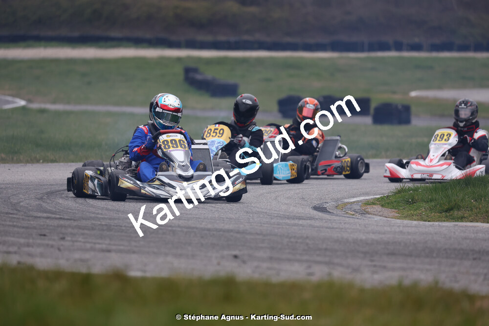 9 & 10/03/2024 : 1ère manche du Championnat du Sud au circuit d’Aigues-Vives (photos Stéphane Agnus) 2024 — karting