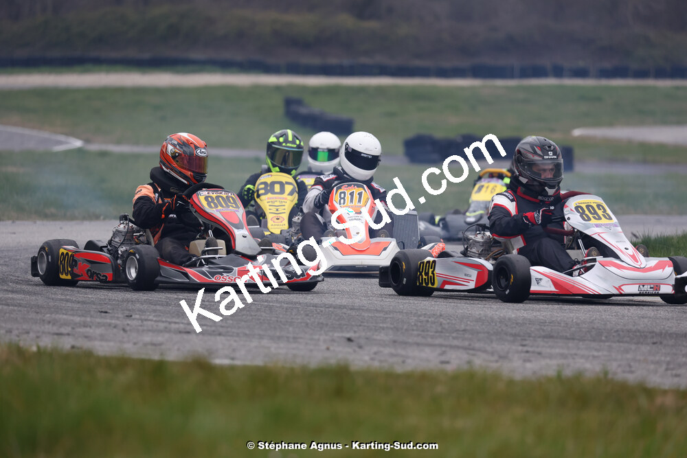 9 & 10/03/2024 : 1ère manche du Championnat du Sud au circuit d’Aigues-Vives (photos Stéphane Agnus) 2024 — karting