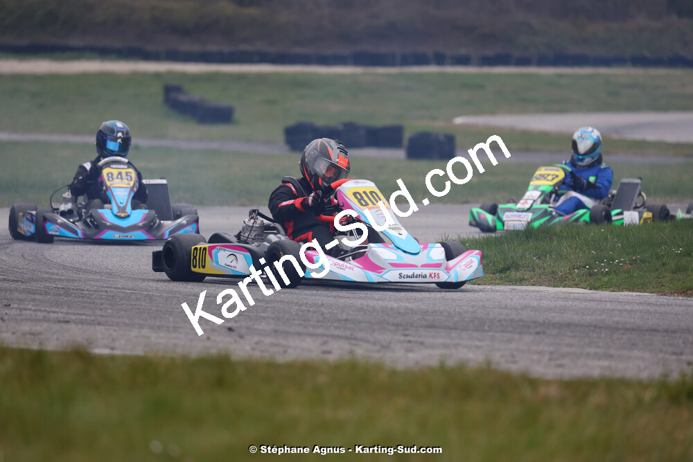 9 & 10/03/2024 : 1ère manche du Championnat du Sud au circuit d’Aigues-Vives (photos Stéphane Agnus) 2024 — karting