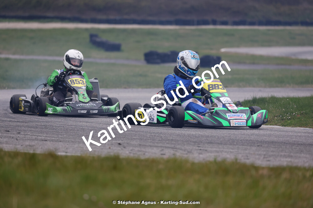 9 & 10/03/2024 : 1ère manche du Championnat du Sud au circuit d’Aigues-Vives (photos Stéphane Agnus) 2024 — karting