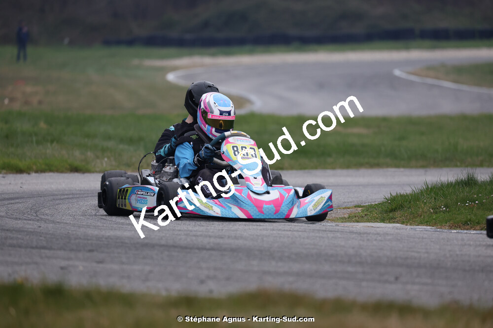 9 & 10/03/2024 : 1ère manche du Championnat du Sud au circuit d’Aigues-Vives (photos Stéphane Agnus) 2024 — karting