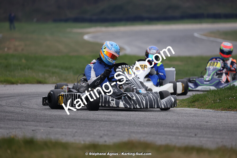 9 & 10/03/2024 : 1ère manche du Championnat du Sud au circuit d’Aigues-Vives (photos Stéphane Agnus) 2024 — karting