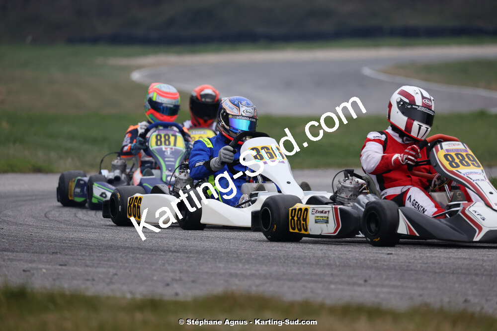 9 & 10/03/2024 : 1ère manche du Championnat du Sud au circuit d’Aigues-Vives (photos Stéphane Agnus) 2024 — karting
