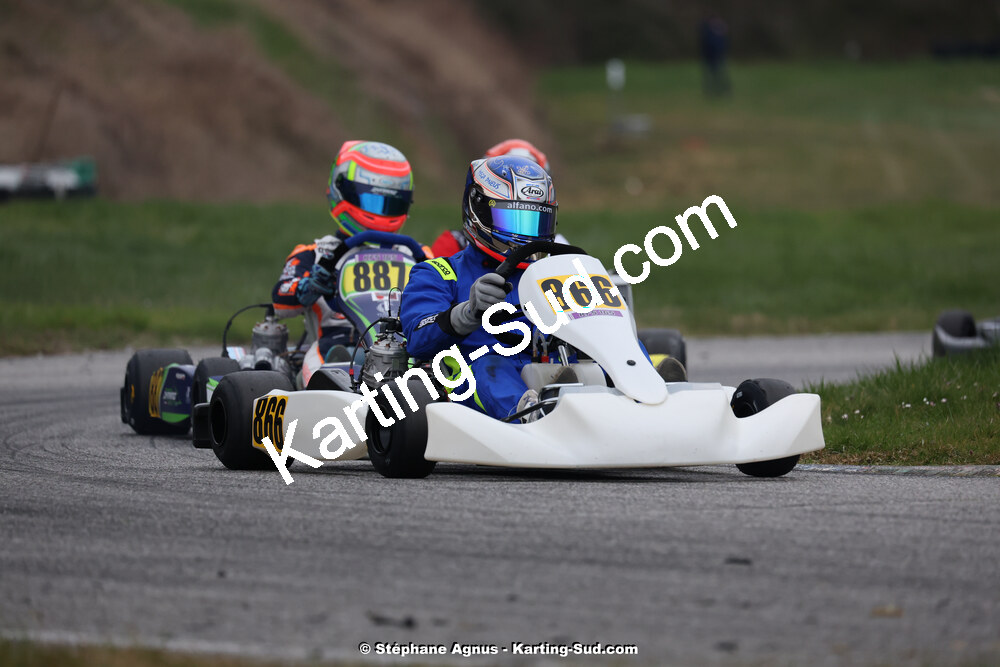 9 & 10/03/2024 : 1ère manche du Championnat du Sud au circuit d’Aigues-Vives (photos Stéphane Agnus) 2024 — karting