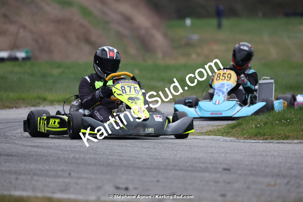 9 & 10/03/2024 : 1ère manche du Championnat du Sud au circuit d’Aigues-Vives (photos Stéphane Agnus) 2024 — karting