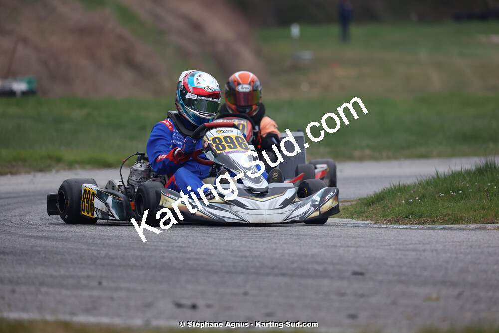 9 & 10/03/2024 : 1ère manche du Championnat du Sud au circuit d’Aigues-Vives (photos Stéphane Agnus) 2024 — karting