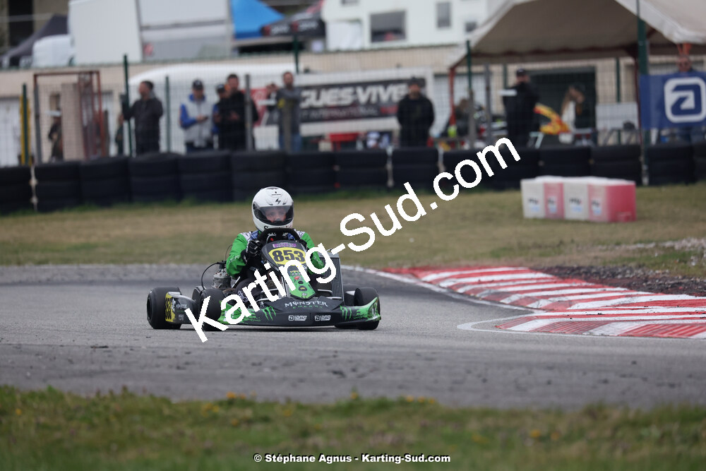 9 & 10/03/2024 : 1ère manche du Championnat du Sud au circuit d’Aigues-Vives (photos Stéphane Agnus) 2024 — karting