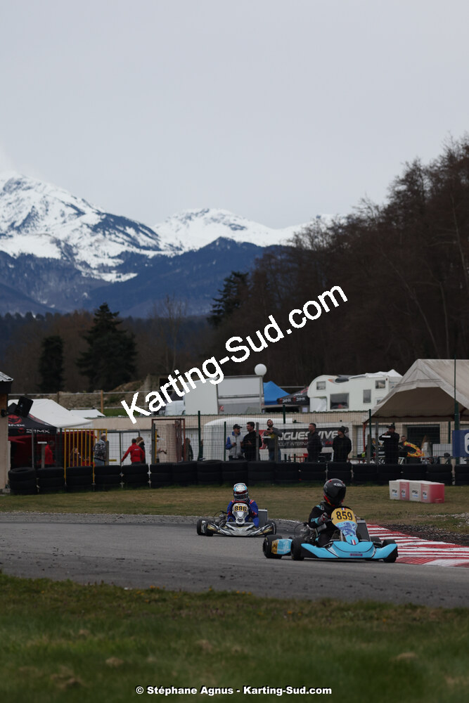 9 & 10/03/2024 : 1ère manche du Championnat du Sud au circuit d’Aigues-Vives (photos Stéphane Agnus) 2024 — karting