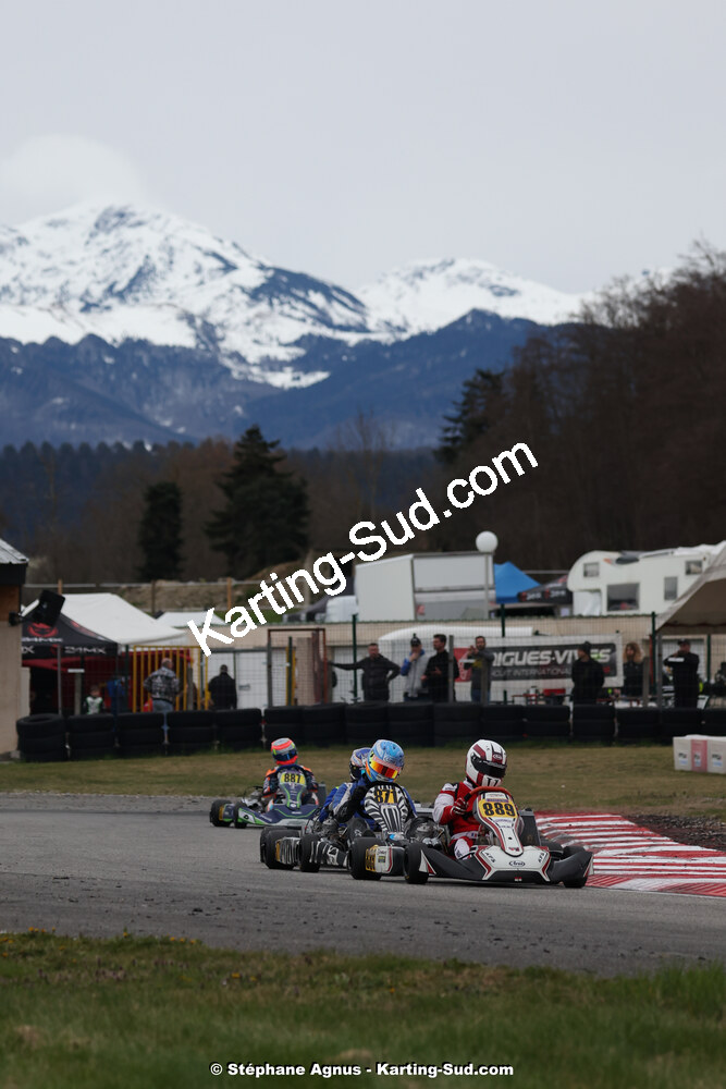 9 & 10/03/2024 : 1ère manche du Championnat du Sud au circuit d’Aigues-Vives (photos Stéphane Agnus) 2024 — karting