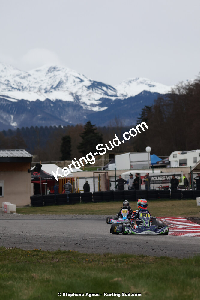 9 & 10/03/2024 : 1ère manche du Championnat du Sud au circuit d’Aigues-Vives (photos Stéphane Agnus) 2024 — karting