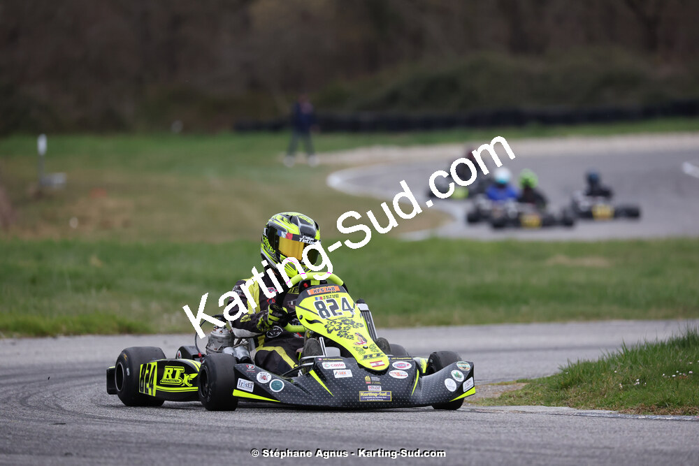 9 & 10/03/2024 : 1ère manche du Championnat du Sud au circuit d’Aigues-Vives (photos Stéphane Agnus) 2024 — karting