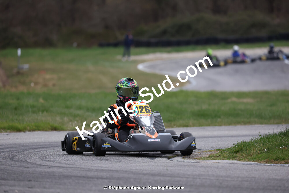 9 & 10/03/2024 : 1ère manche du Championnat du Sud au circuit d’Aigues-Vives (photos Stéphane Agnus) 2024 — karting