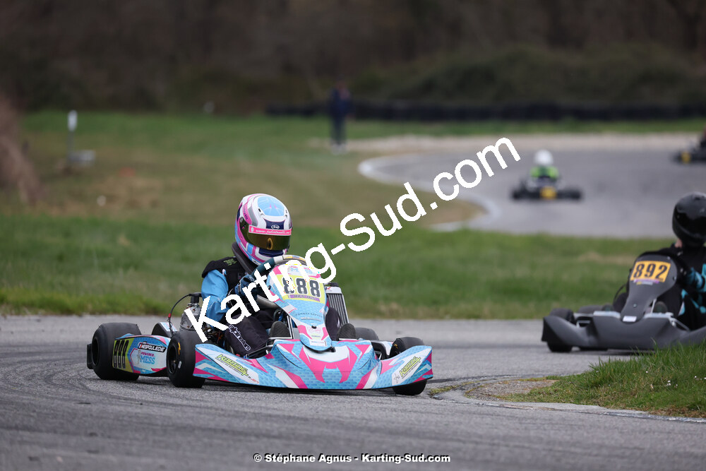 9 & 10/03/2024 : 1ère manche du Championnat du Sud au circuit d’Aigues-Vives (photos Stéphane Agnus) 2024 — karting