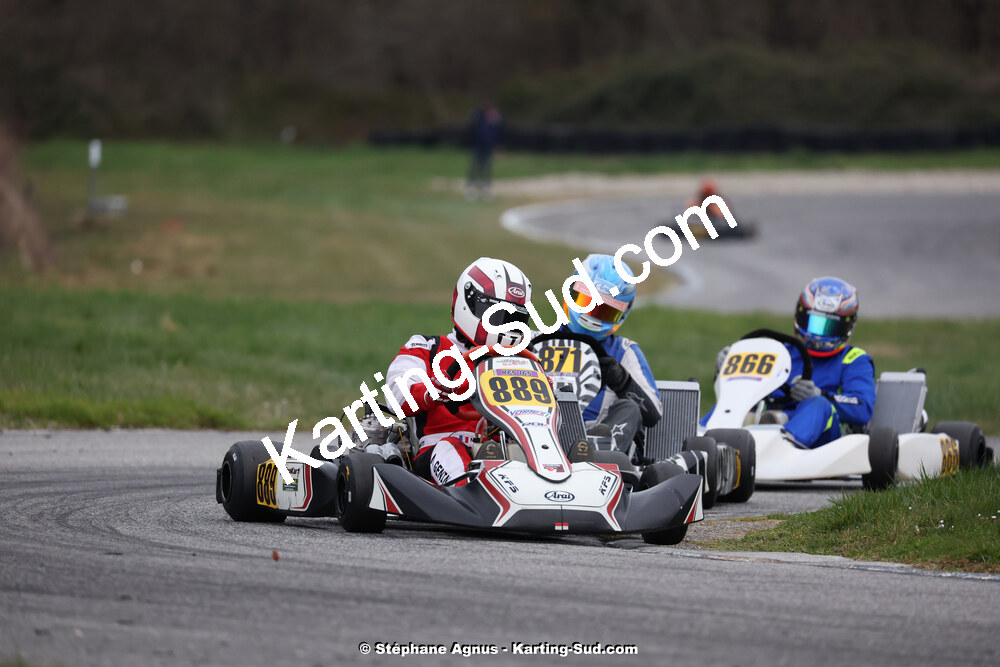 9 & 10/03/2024 : 1ère manche du Championnat du Sud au circuit d’Aigues-Vives (photos Stéphane Agnus) 2024 — karting
