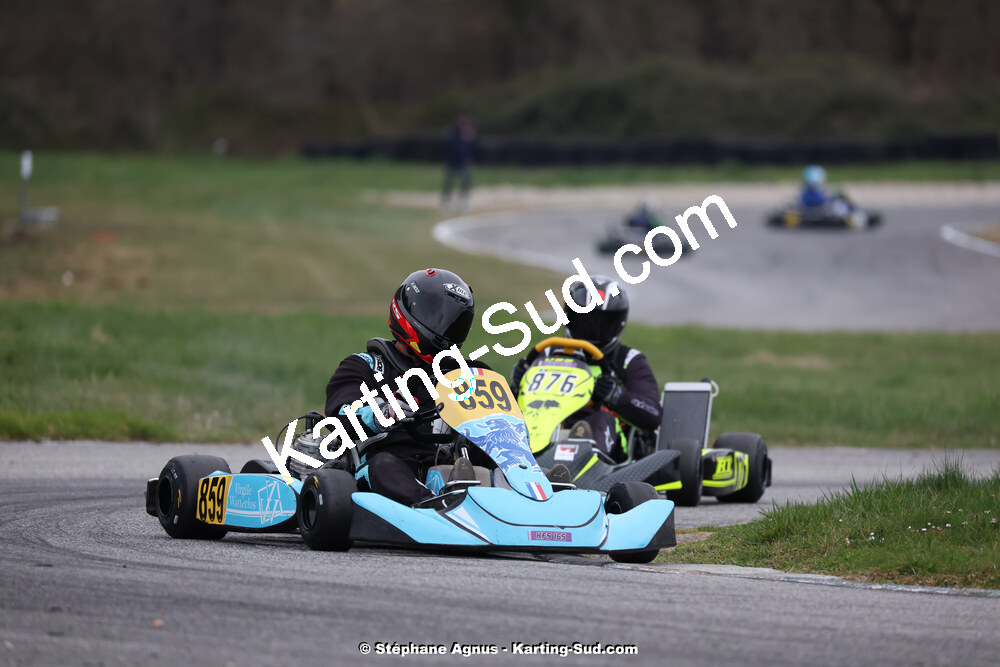 9 & 10/03/2024 : 1ère manche du Championnat du Sud au circuit d’Aigues-Vives (photos Stéphane Agnus) 2024 — karting