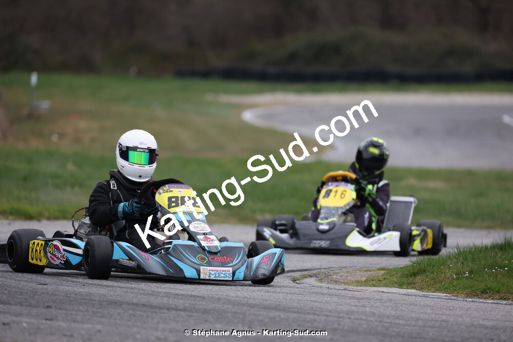 9 & 10/03/2024 : 1ère manche du Championnat du Sud au circuit d’Aigues-Vives (photos Stéphane Agnus) 2024 — karting