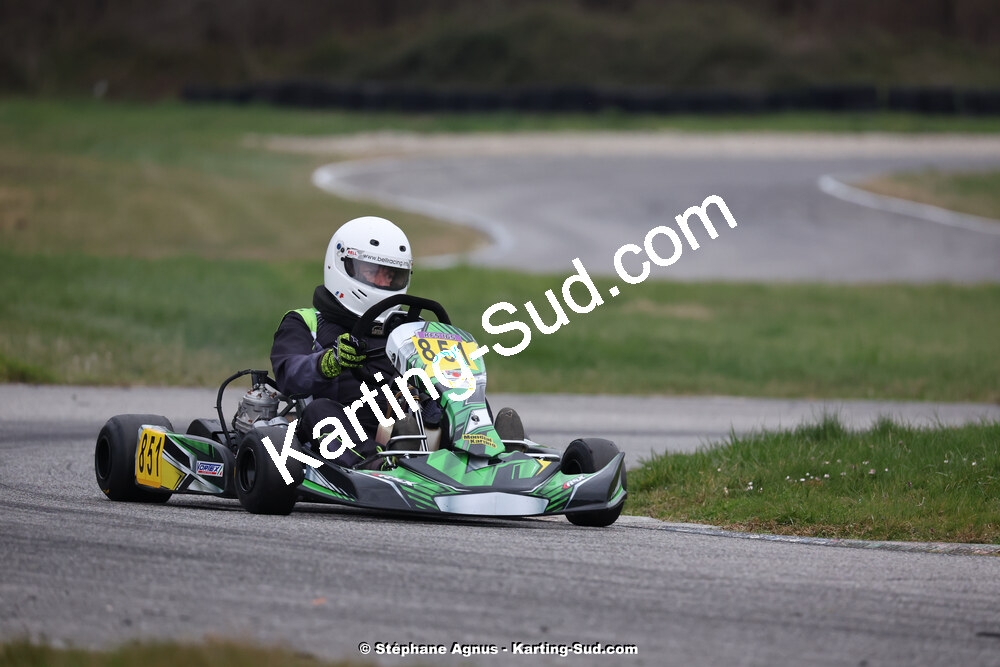 9 & 10/03/2024 : 1ère manche du Championnat du Sud au circuit d’Aigues-Vives (photos Stéphane Agnus) 2024 — karting