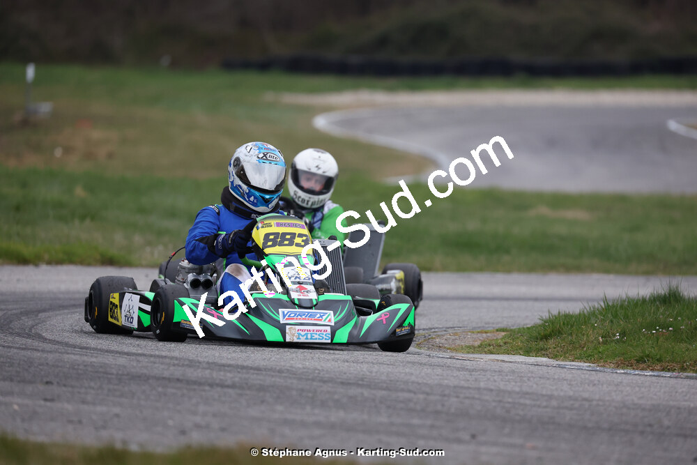 9 & 10/03/2024 : 1ère manche du Championnat du Sud au circuit d’Aigues-Vives (photos Stéphane Agnus) 2024 — karting
