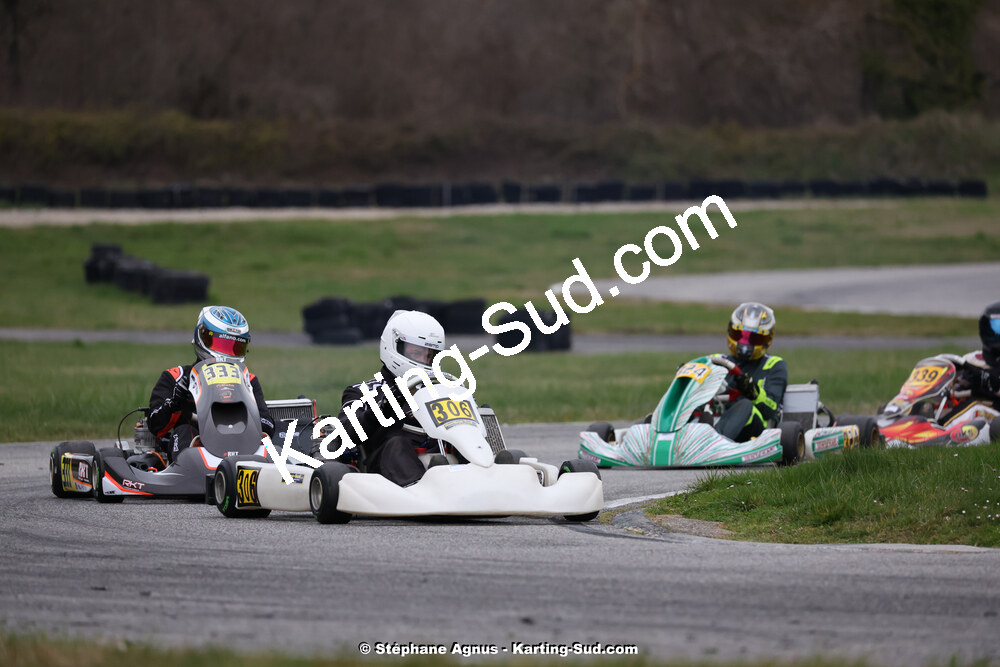 9 & 10/03/2024 : 1ère manche du Championnat du Sud au circuit d’Aigues-Vives (photos Stéphane Agnus) 2024 — karting