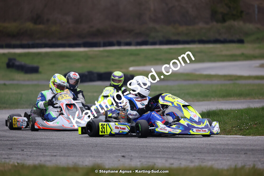 9 & 10/03/2024 : 1ère manche du Championnat du Sud au circuit d’Aigues-Vives (photos Stéphane Agnus) 2024 — karting