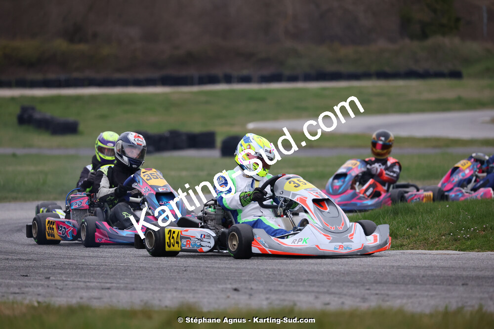 9 & 10/03/2024 : 1ère manche du Championnat du Sud au circuit d’Aigues-Vives (photos Stéphane Agnus) 2024 — karting