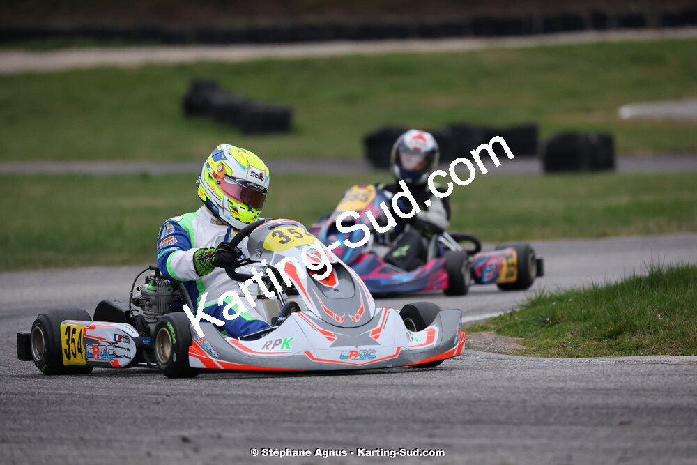 9 & 10/03/2024 : 1ère manche du Championnat du Sud au circuit d’Aigues-Vives (photos Stéphane Agnus) 2024 — karting