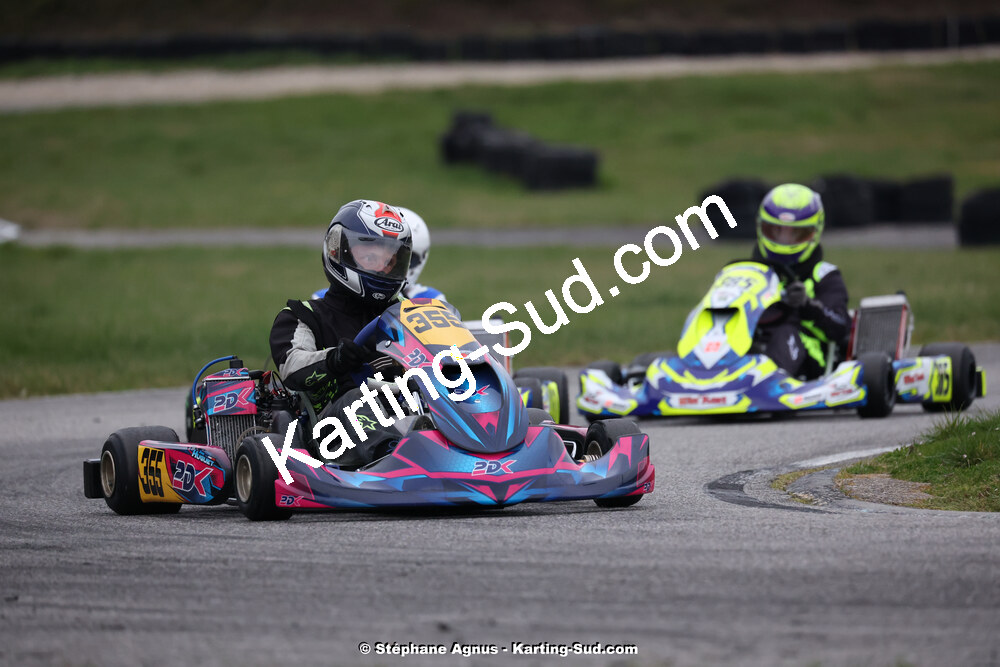 9 & 10/03/2024 : 1ère manche du Championnat du Sud au circuit d’Aigues-Vives (photos Stéphane Agnus) 2024 — karting