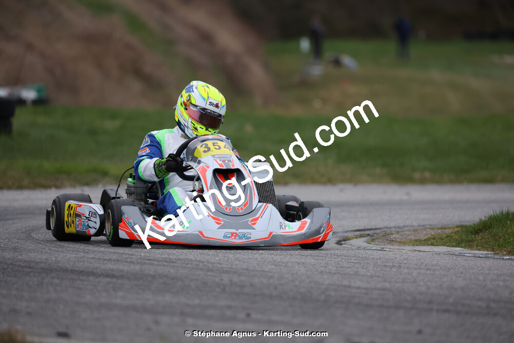 9 & 10/03/2024 : 1ère manche du Championnat du Sud au circuit d’Aigues-Vives (photos Stéphane Agnus) 2024 — karting
