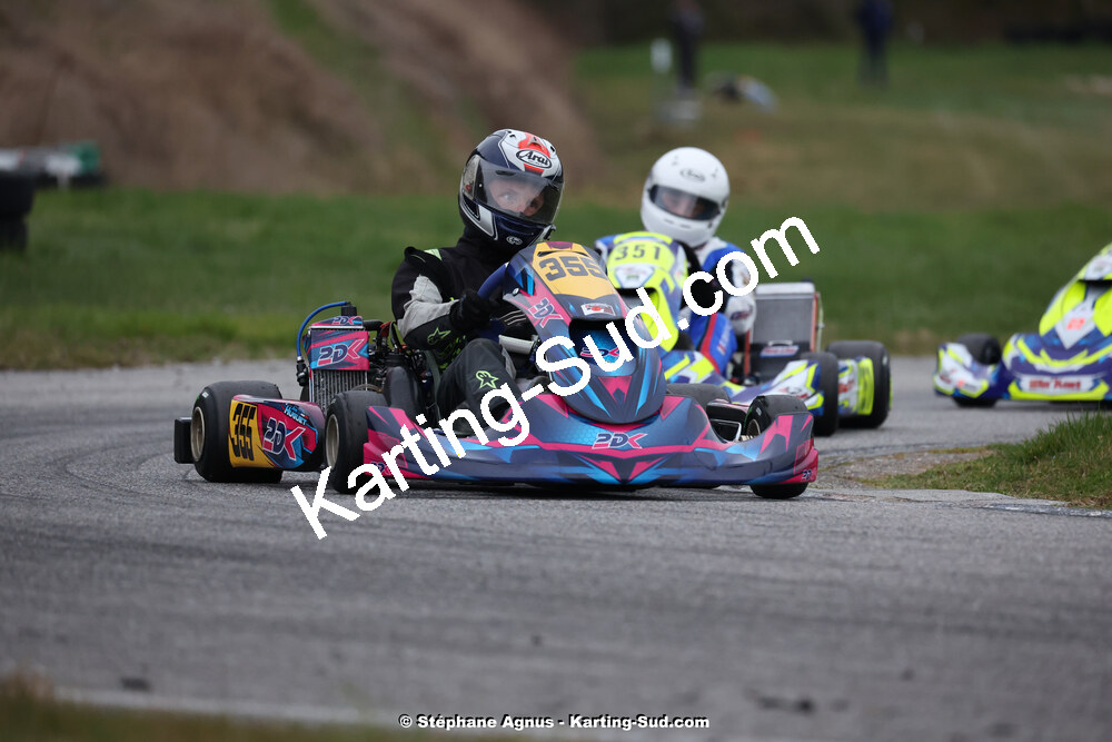 9 & 10/03/2024 : 1ère manche du Championnat du Sud au circuit d’Aigues-Vives (photos Stéphane Agnus) 2024 — karting