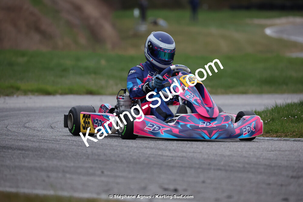 9 & 10/03/2024 : 1ère manche du Championnat du Sud au circuit d’Aigues-Vives (photos Stéphane Agnus) 2024 — karting