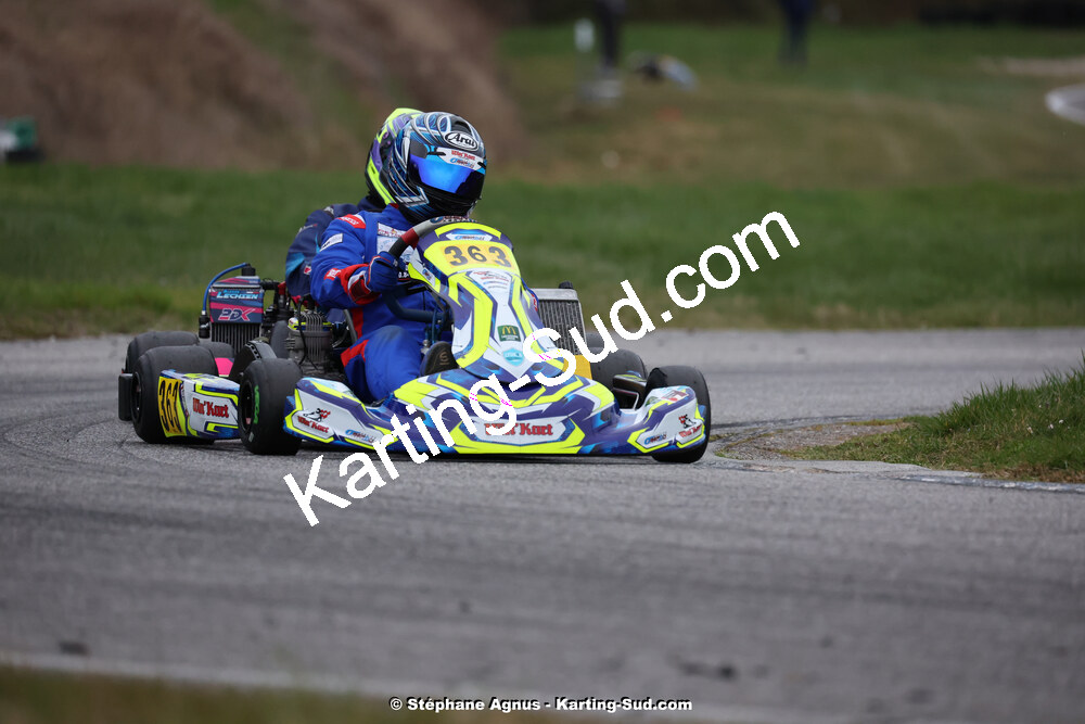 9 & 10/03/2024 : 1ère manche du Championnat du Sud au circuit d’Aigues-Vives (photos Stéphane Agnus) 2024 — karting