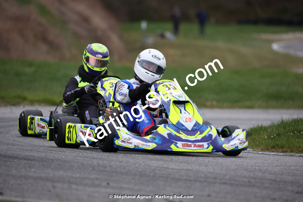 9 & 10/03/2024 : 1ère manche du Championnat du Sud au circuit d’Aigues-Vives (photos Stéphane Agnus) 2024 — karting