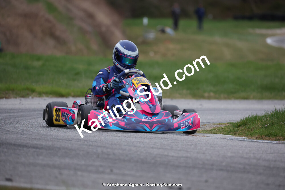 9 & 10/03/2024 : 1ère manche du Championnat du Sud au circuit d’Aigues-Vives (photos Stéphane Agnus) 2024 — karting
