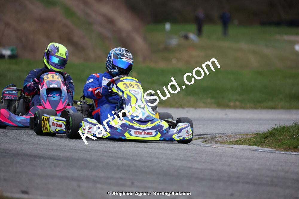 9 & 10/03/2024 : 1ère manche du Championnat du Sud au circuit d’Aigues-Vives (photos Stéphane Agnus) 2024 — karting
