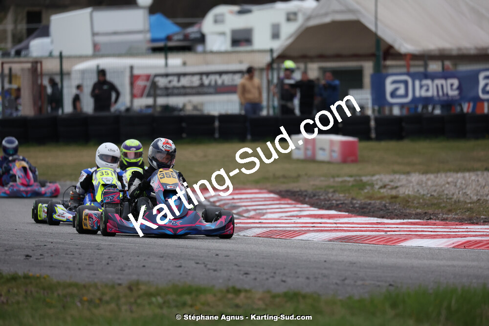 9 & 10/03/2024 : 1ère manche du Championnat du Sud au circuit d’Aigues-Vives (photos Stéphane Agnus) 2024 — karting