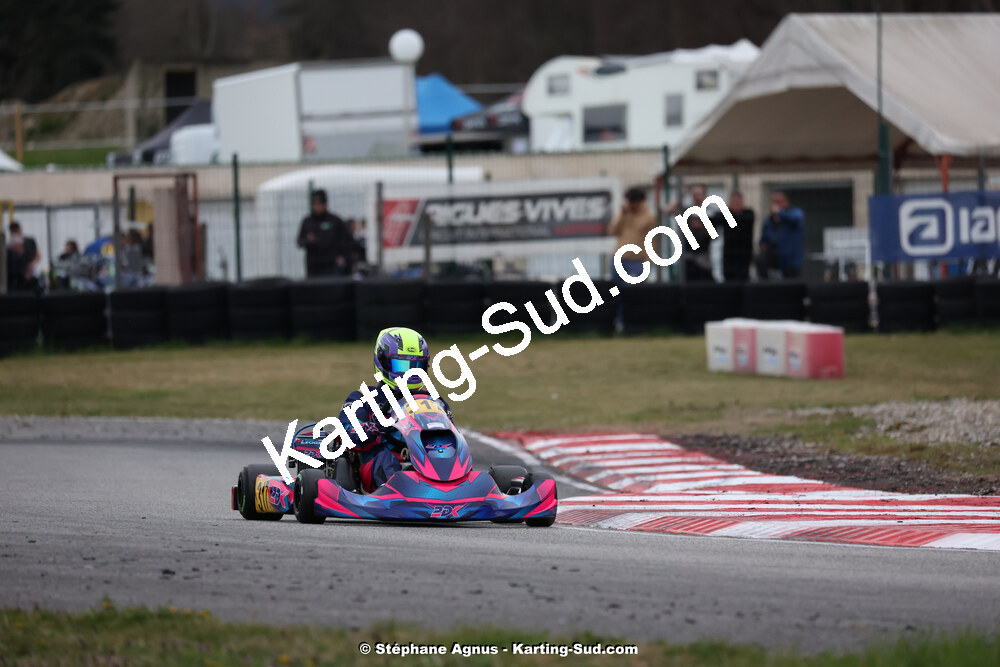 9 & 10/03/2024 : 1ère manche du Championnat du Sud au circuit d’Aigues-Vives (photos Stéphane Agnus) 2024 — karting