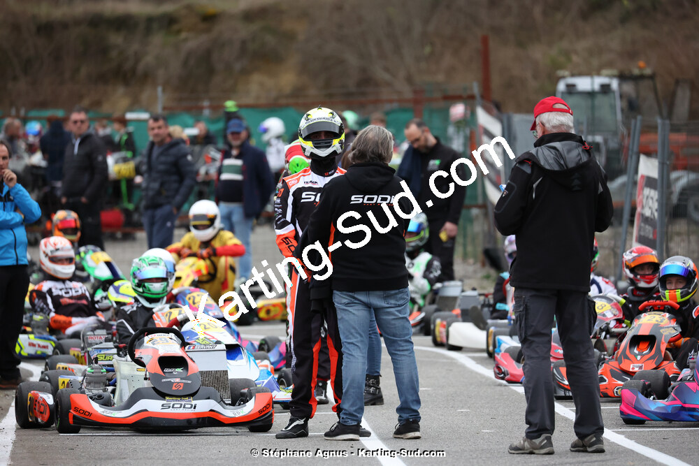 9 & 10/03/2024 : 1ère manche du Championnat du Sud au circuit d’Aigues-Vives (photos Stéphane Agnus) 2024 — karting