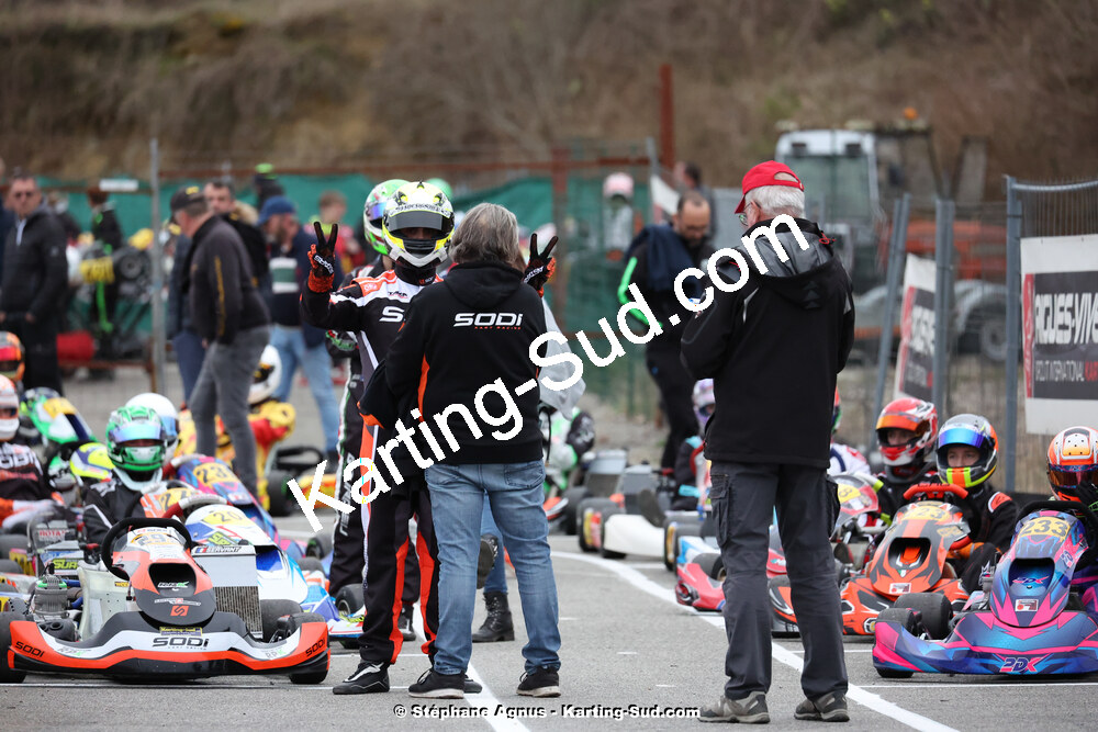 9 & 10/03/2024 : 1ère manche du Championnat du Sud au circuit d’Aigues-Vives (photos Stéphane Agnus) 2024 — karting