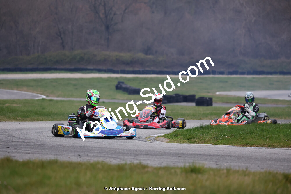 9 & 10/03/2024 : 1ère manche du Championnat du Sud au circuit d’Aigues-Vives (photos Stéphane Agnus) 2024 — karting