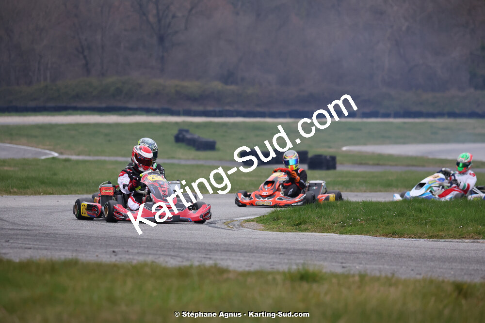 9 & 10/03/2024 : 1ère manche du Championnat du Sud au circuit d’Aigues-Vives (photos Stéphane Agnus) 2024 — karting