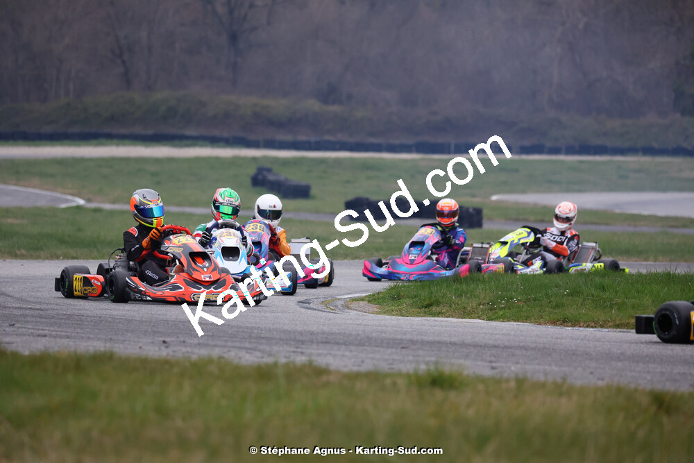 9 & 10/03/2024 : 1ère manche du Championnat du Sud au circuit d’Aigues-Vives (photos Stéphane Agnus) 2024 — karting