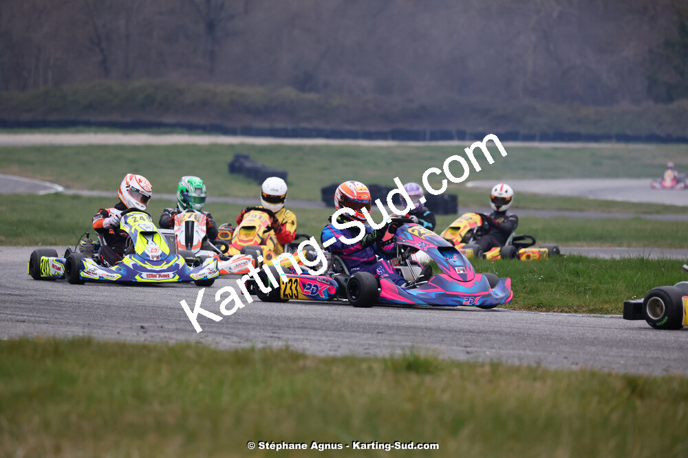 9 & 10/03/2024 : 1ère manche du Championnat du Sud au circuit d’Aigues-Vives (photos Stéphane Agnus) 2024 — karting