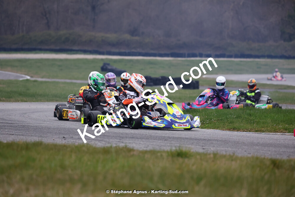 9 & 10/03/2024 : 1ère manche du Championnat du Sud au circuit d’Aigues-Vives (photos Stéphane Agnus) 2024 — karting