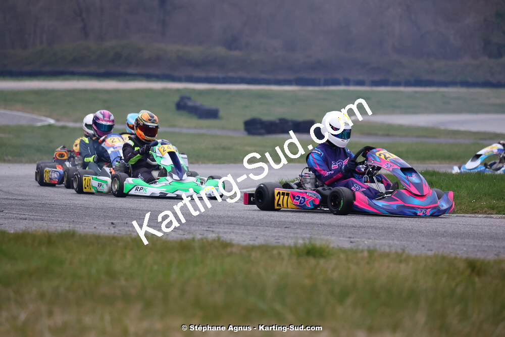 9 & 10/03/2024 : 1ère manche du Championnat du Sud au circuit d’Aigues-Vives (photos Stéphane Agnus) 2024 — karting