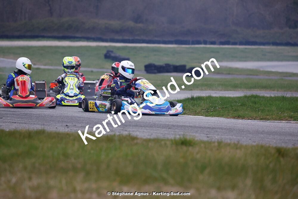 9 & 10/03/2024 : 1ère manche du Championnat du Sud au circuit d’Aigues-Vives (photos Stéphane Agnus) 2024 — karting