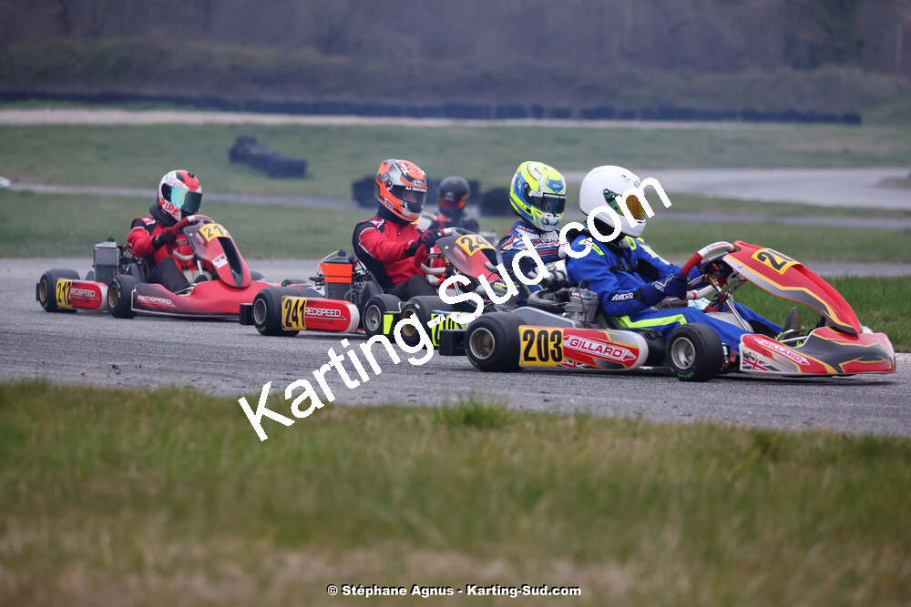 9 & 10/03/2024 : 1ère manche du Championnat du Sud au circuit d’Aigues-Vives (photos Stéphane Agnus) 2024 — karting