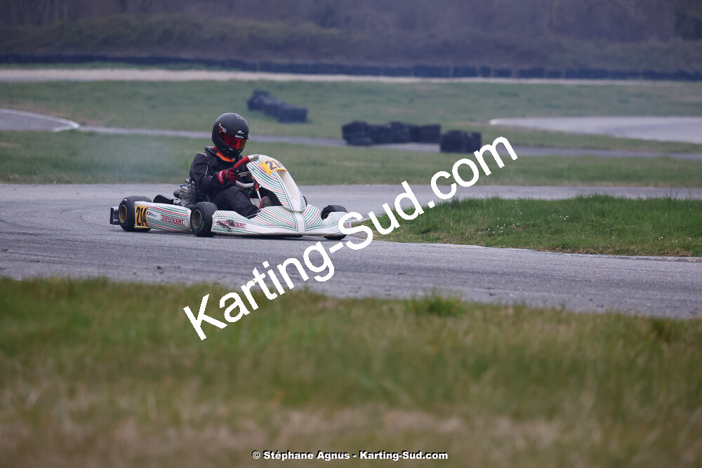 9 & 10/03/2024 : 1ère manche du Championnat du Sud au circuit d’Aigues-Vives (photos Stéphane Agnus) 2024 — karting