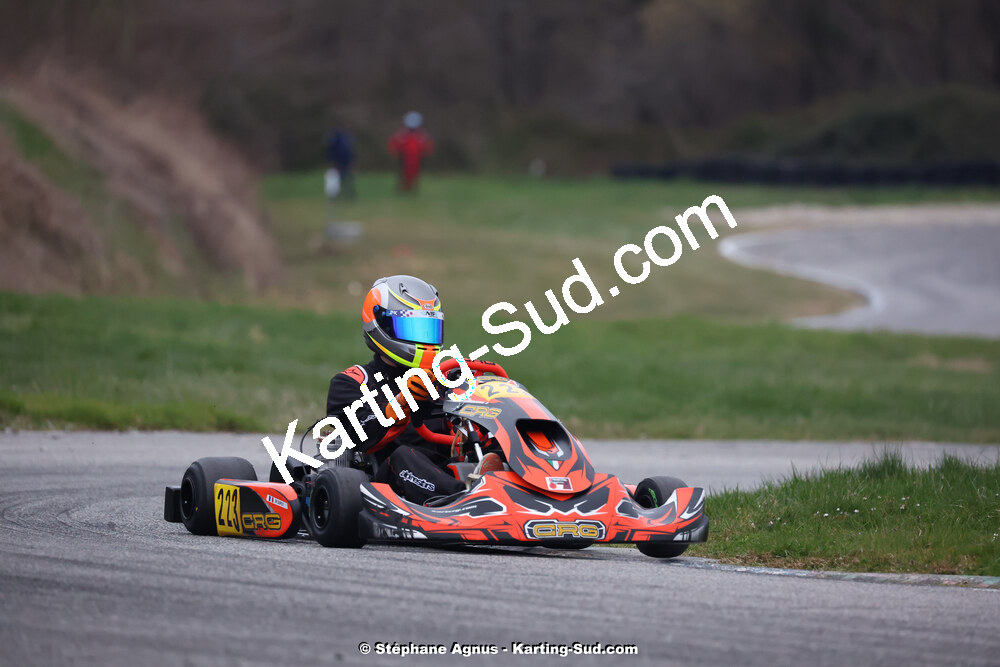 9 & 10/03/2024 : 1ère manche du Championnat du Sud au circuit d’Aigues-Vives (photos Stéphane Agnus) 2024 — karting