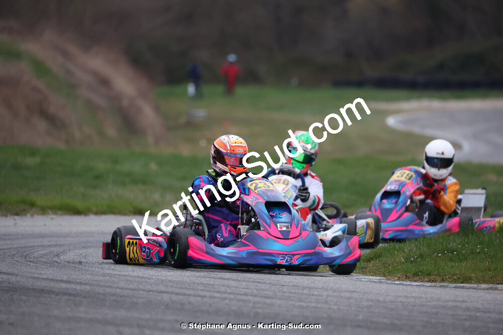9 & 10/03/2024 : 1ère manche du Championnat du Sud au circuit d’Aigues-Vives (photos Stéphane Agnus) 2024 — karting
